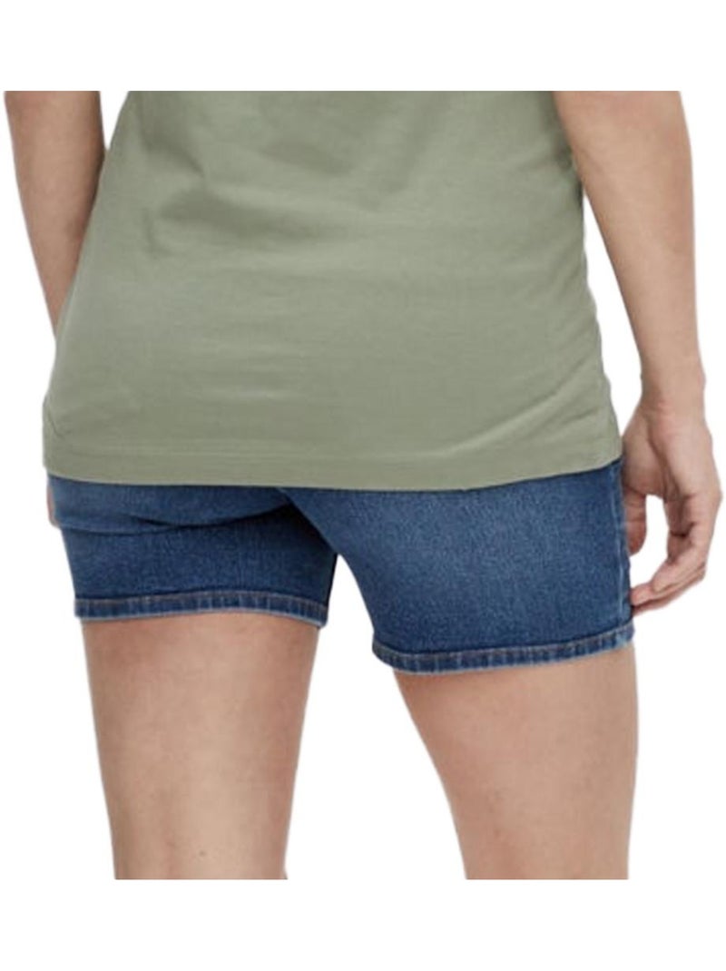 Short de Grossesse en Jean Femme Mamalicious Bleu - Kiabi