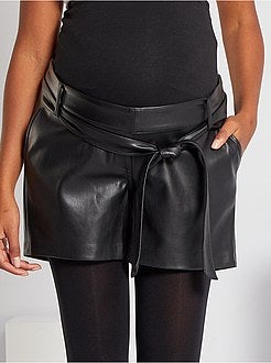 Short de grossesse en simili - Kiabi