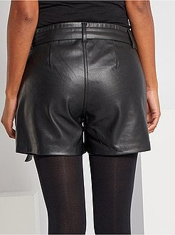 Short de grossesse en simili - Kiabi