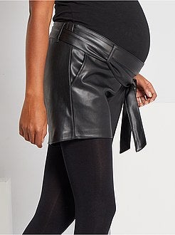 Short de grossesse en simili - Kiabi