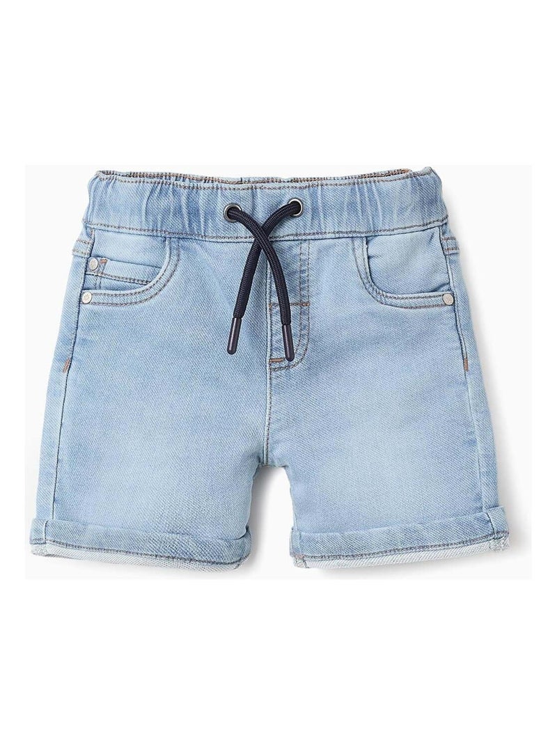 Short de Jean de type Jogpant Bleu clair - Kiabi