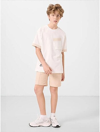 Short de jeunesse en coton mélangé tommy