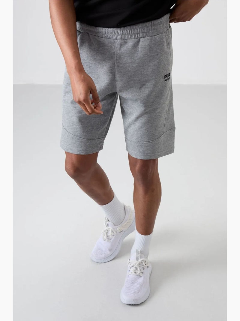 Short de jogging à enfiler tommy Gris clair - Kiabi