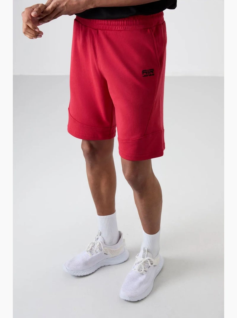 Short de jogging à enfiler tommy Rouge - Kiabi