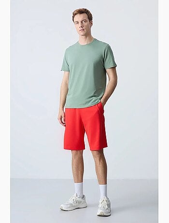 Short de jogging coton mélangé tommy