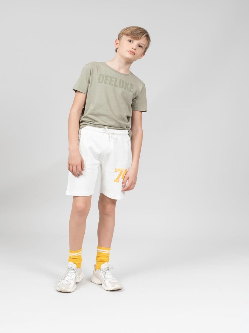 Short de jogging 'Deeluxe' Blanc - Kiabi