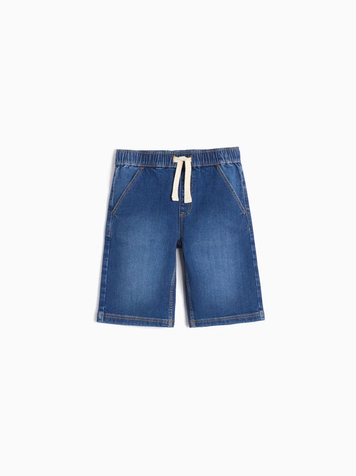 Short de jogging en jean - Kiabi
