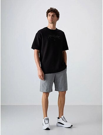 Short de jogging homme en maille tommy