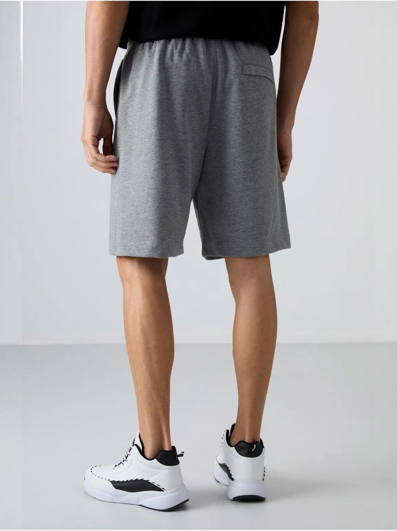 Short de jogging homme en maille tommy Gris moyen - Kiabi