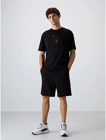 Short de jogging homme en maille tommy