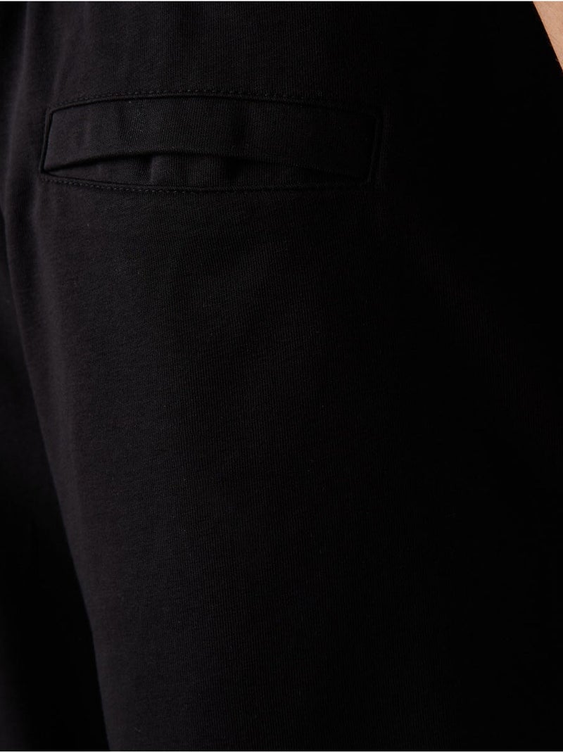 Short de jogging homme en maille tommy Noir - Kiabi