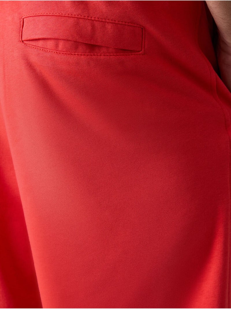 Short de jogging homme en maille tommy Rouge - Kiabi