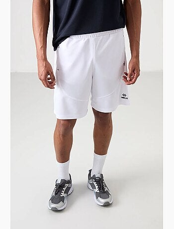 Short de jogging uni maille tommy