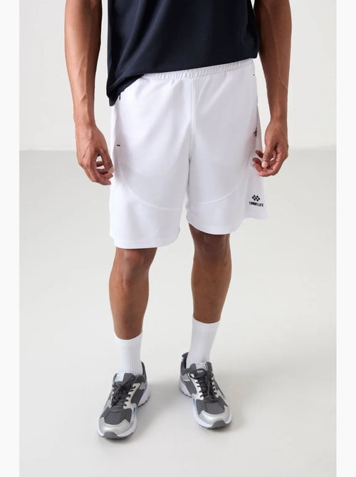 Short de jogging uni maille tommy - Kiabi Short de jogging uni maille tommy - Kiabi