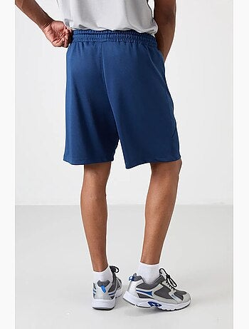 Short de jogging uni maille tommy