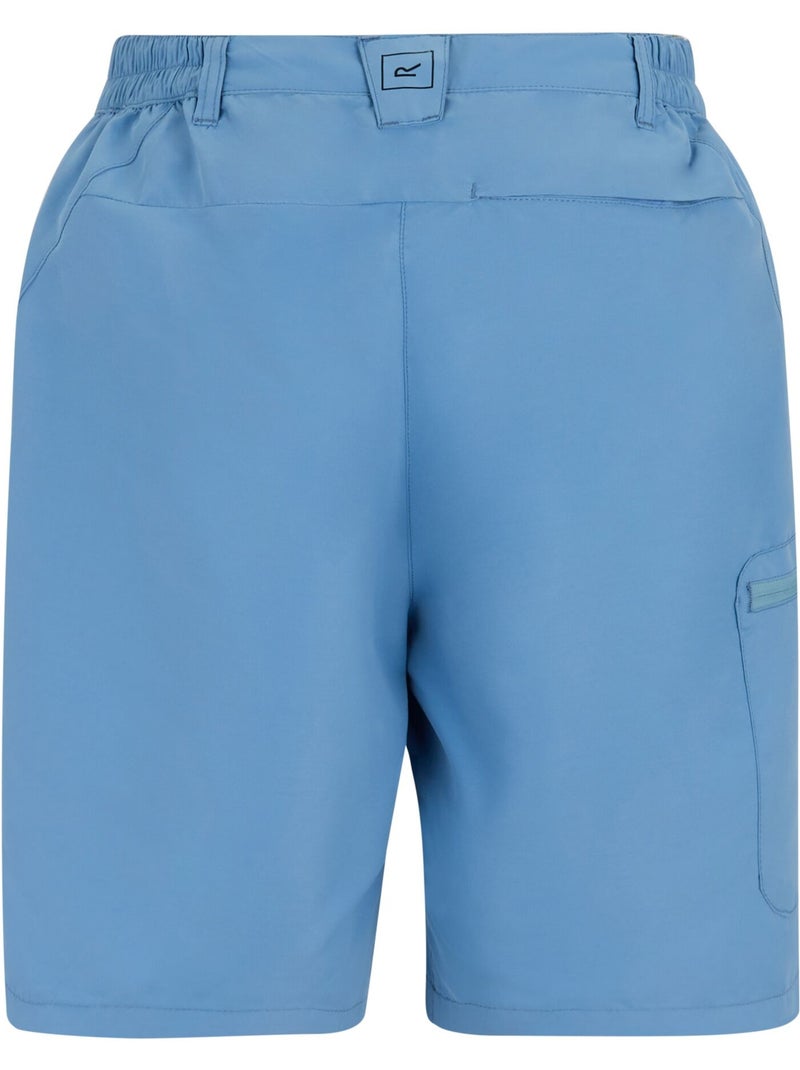 Short de marche à taille semi-élastiquée chaska - regatta Bleu clair - Kiabi
