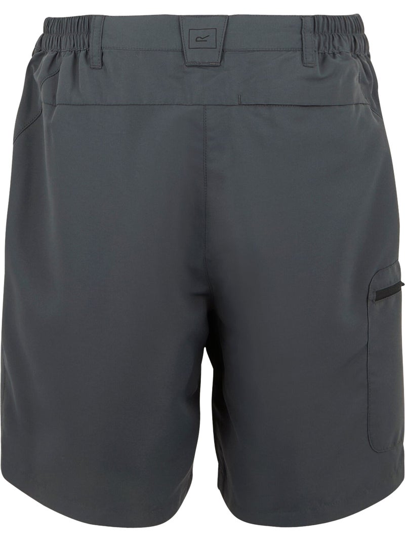 Short de marche à taille semi-élastiquée chaska - regatta Gris foncé - Kiabi