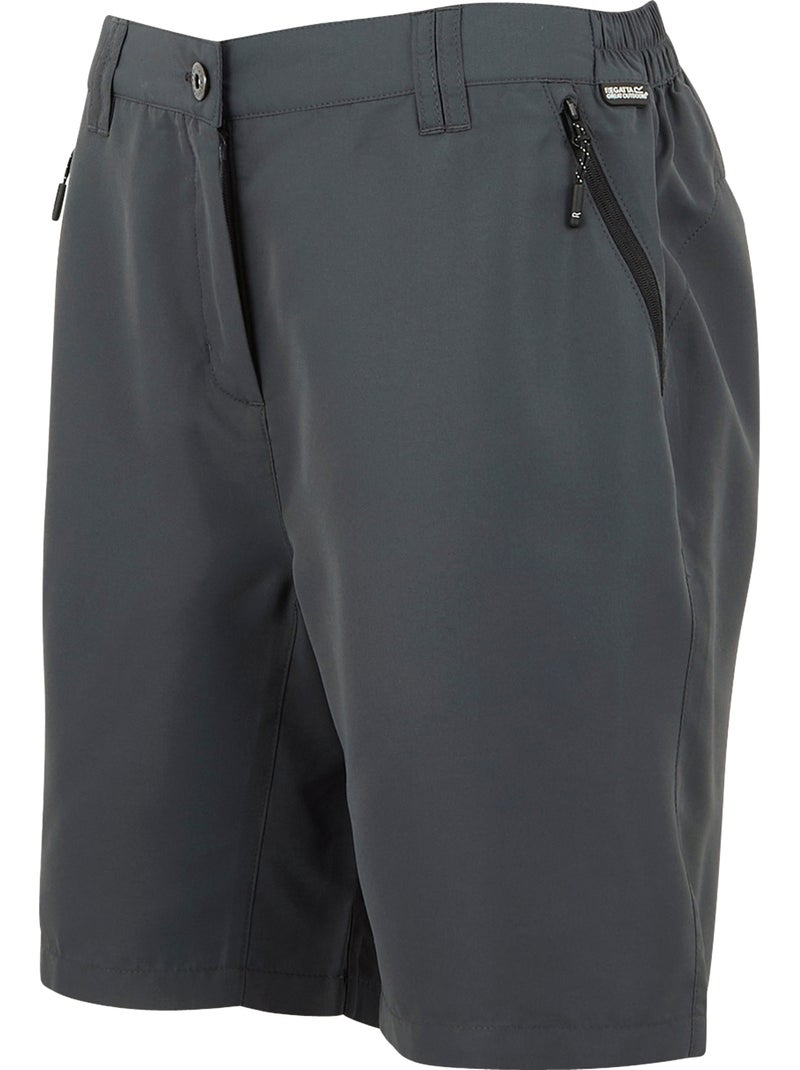 Short de marche à taille semi-élastiquée chaska - regatta Gris foncé - Kiabi