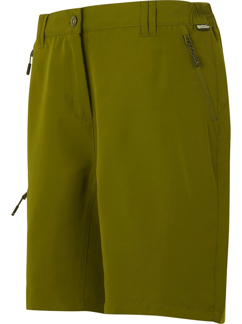 Short de marche à taille semi-élastiquée chaska - regatta Vert kaki - Kiabi
