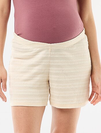 Short de maternité en crochet