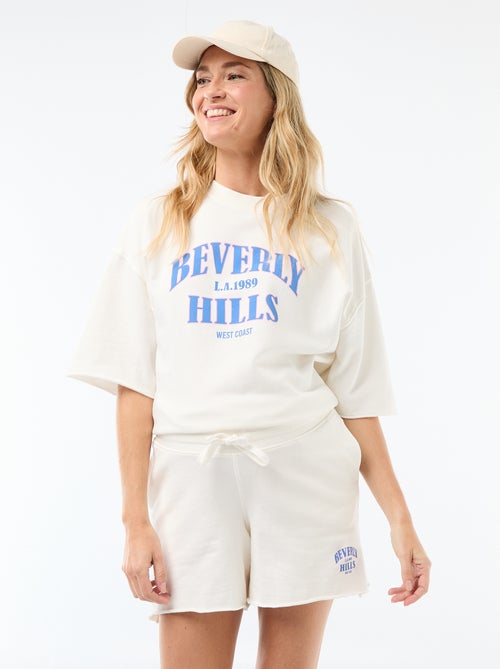 Short de maternité en French Terry - Kiabi