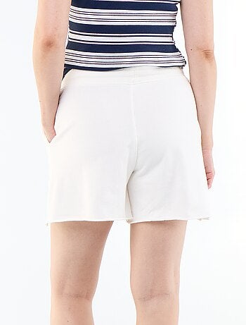 Short de maternité en french terry