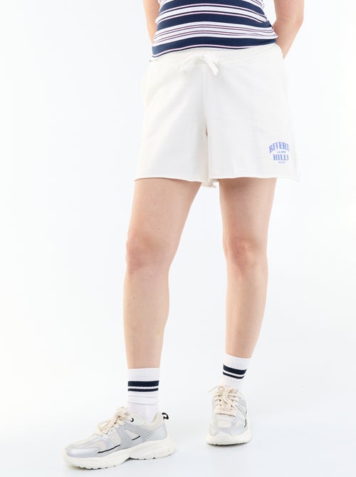 Short de maternité en french terry - Kiabi