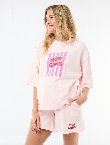 Short de maternité en French Terry