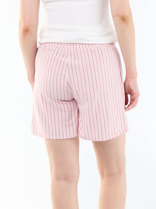 Short de maternité en lin imprimé - Kiabi Short de maternité en lin imprimé - Kiabi