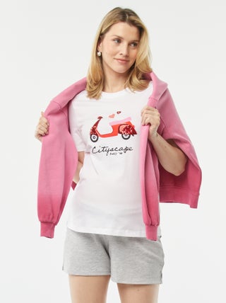 Short de maternité French Terry
