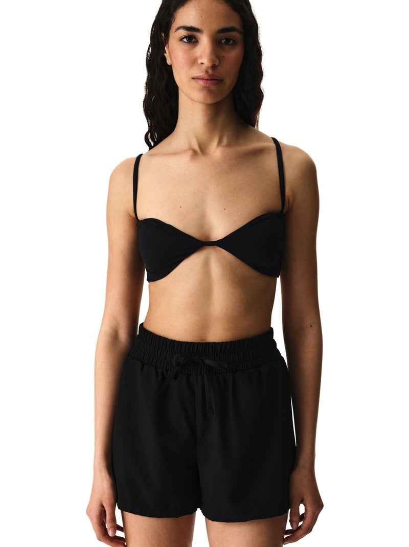 Short de plage felix femme penti Noir - Kiabi
