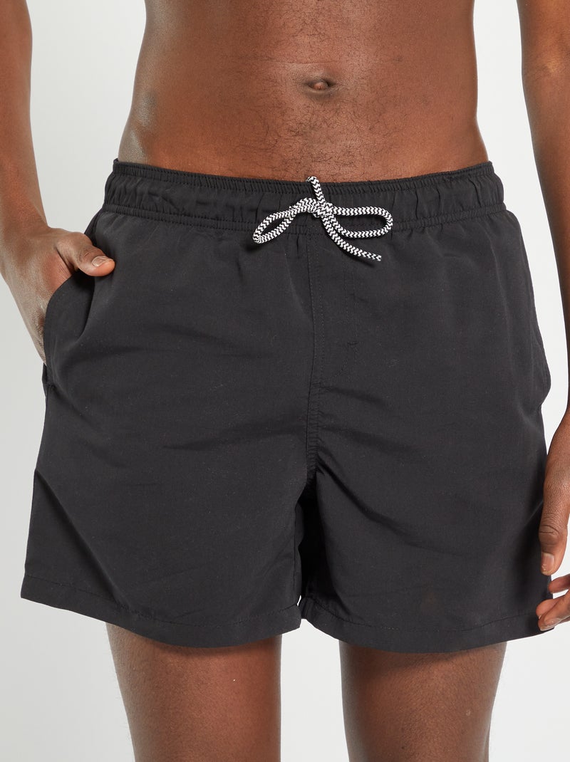 Short de plage noir - Kiabi