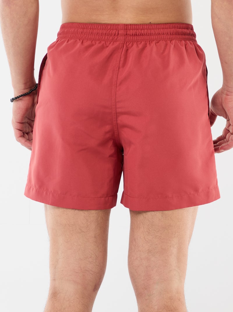 Short de plage Orange - Kiabi