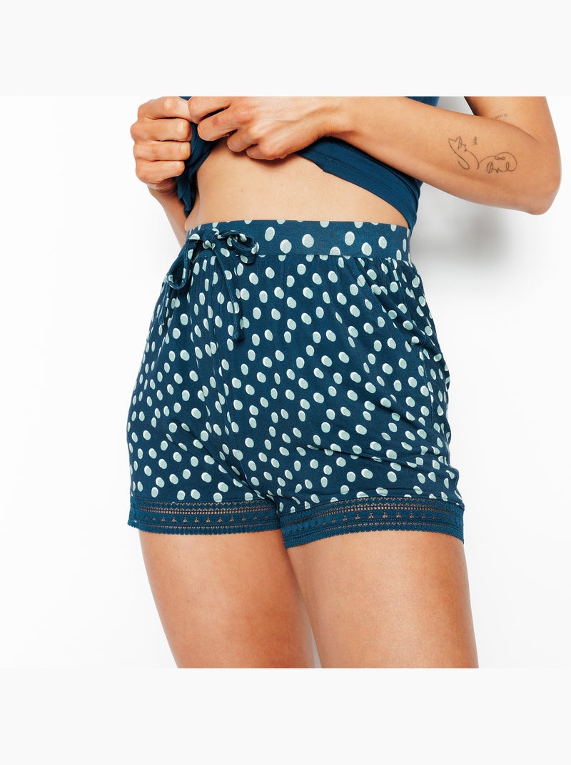 Short de pyjama Camille - RougeGorge Lingerie Bleu Multicolore - Kiabi