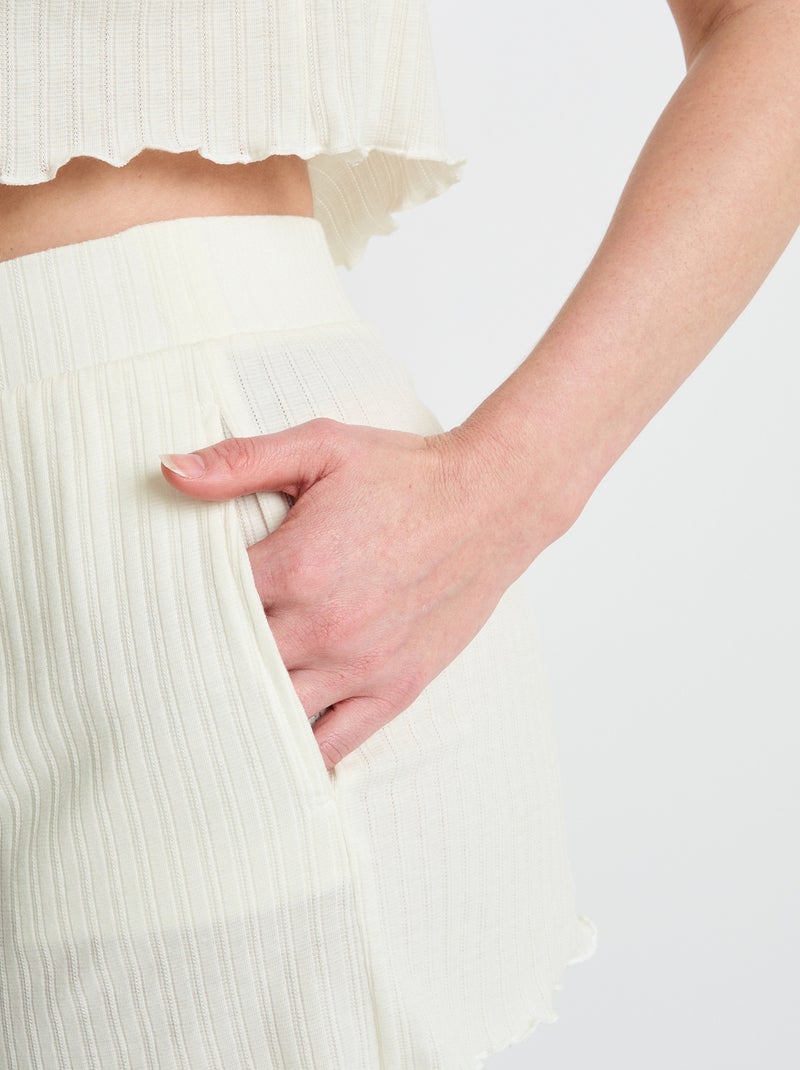 Short de pyjama Haby - RougeGorge Lingerie Beige - Kiabi