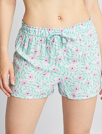 Short de pyjama imprimé