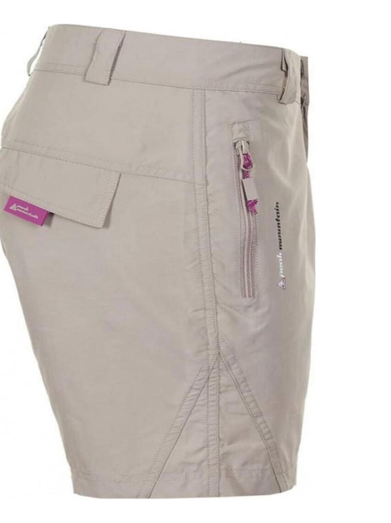 Short de randonnée   ACUAD - PEAK MOUNTAIN Beige - Kiabi