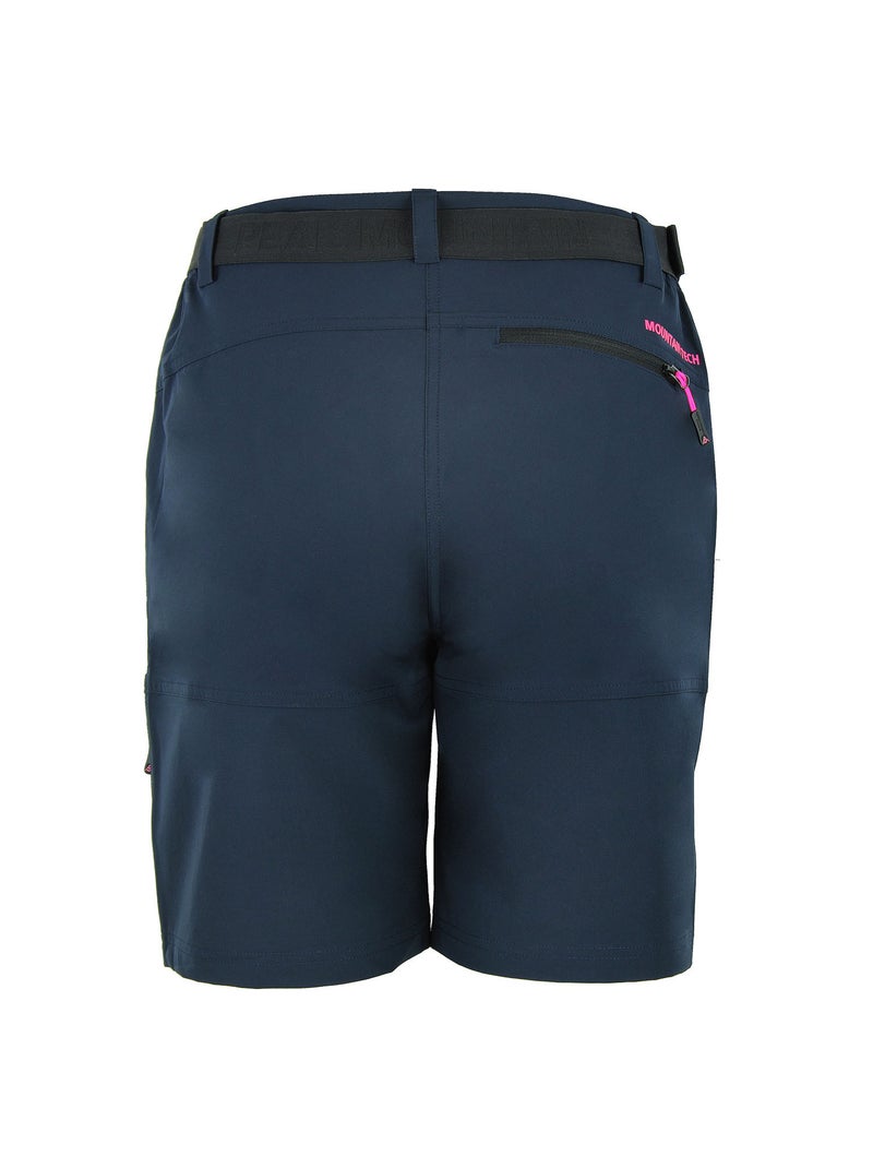 Short de randonnée   AJASI - PEAK MOUNTAIN Bleu nuit - Kiabi