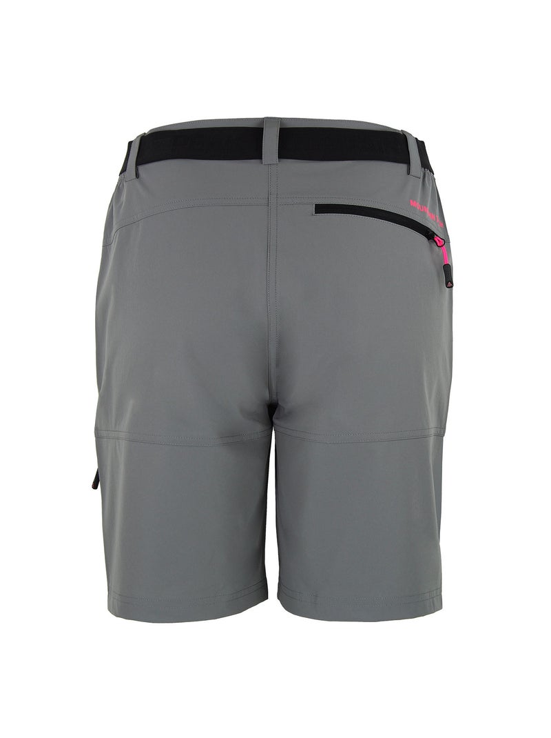 Short de randonnée   AJASI - PEAK MOUNTAIN Gris - Kiabi