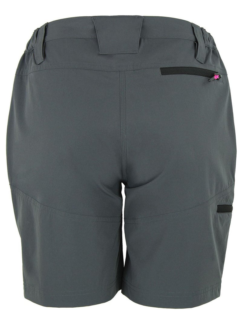 Short de randonnée   ASSOR - PEAK MOUNTAIN Gris - Kiabi
