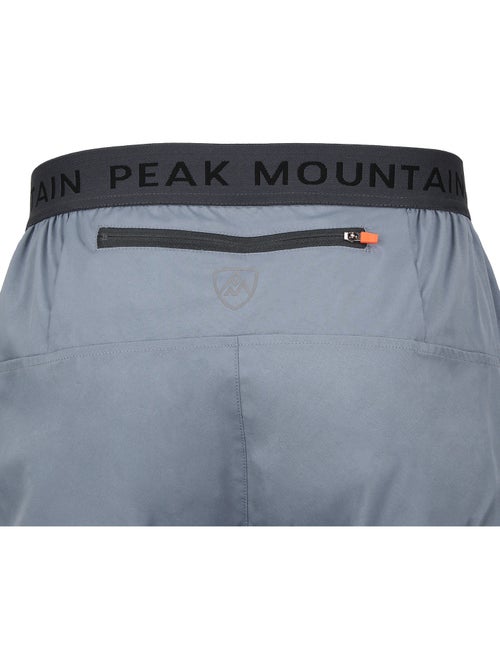 SHORT DE RUNNING TRAIL CRAN HOMME - PEAK MOUNTAIN - Kiabi SHORT DE RUNNING TRAIL CRAN HOMME - PEAK MOUNTAIN - Kiabi