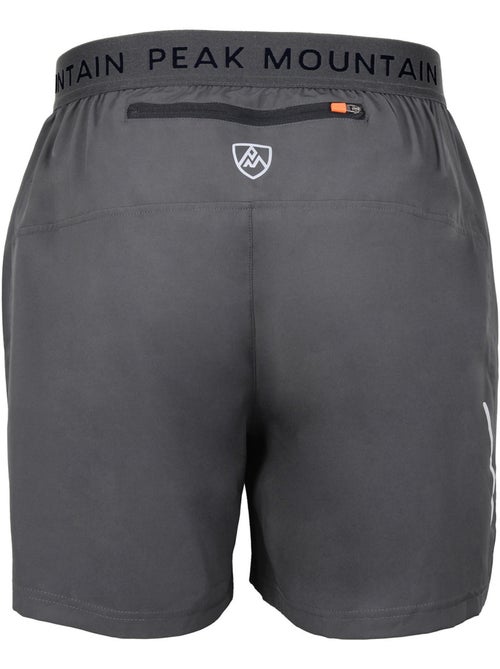 SHORT DE RUNNING TRAIL CRAN HOMME - PEAK MOUNTAIN - Kiabi