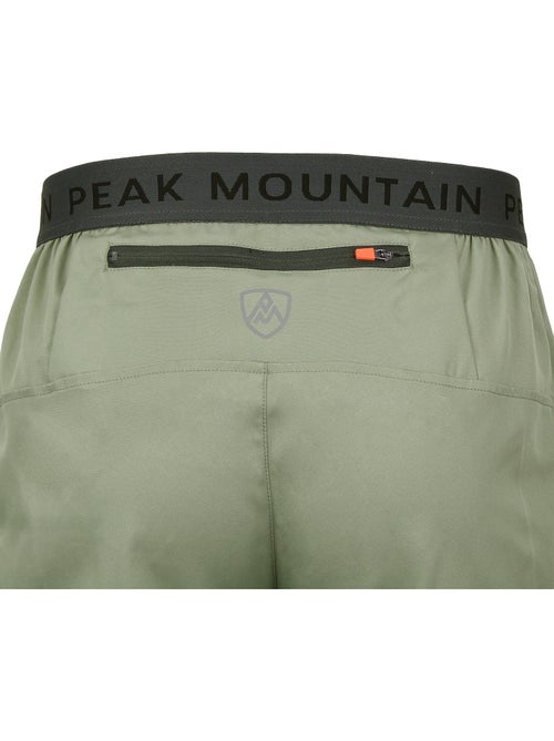 SHORT DE RUNNING TRAIL CRAN HOMME - PEAK MOUNTAIN - Kiabi SHORT DE RUNNING TRAIL CRAN HOMME - PEAK MOUNTAIN - Kiabi