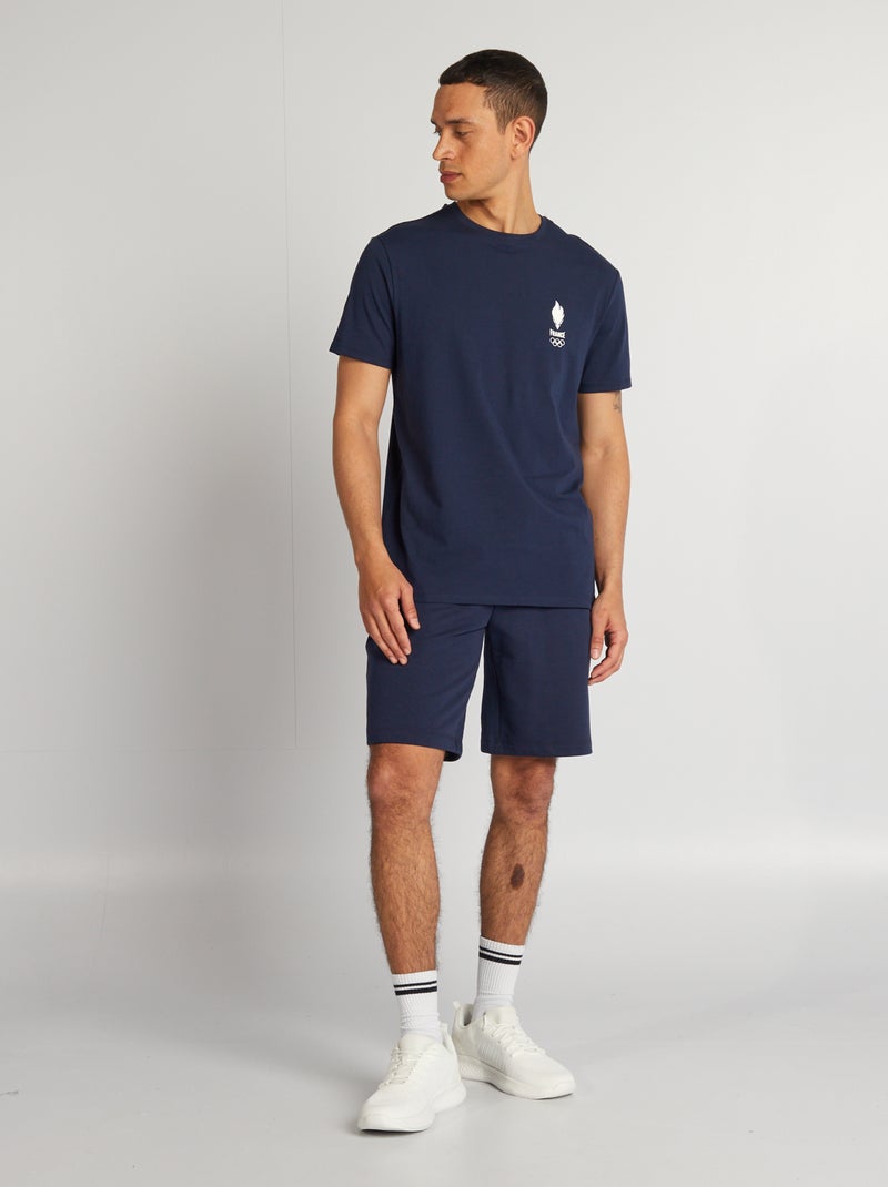 Short de sport - Equipe de France Olympique Bleu - Kiabi