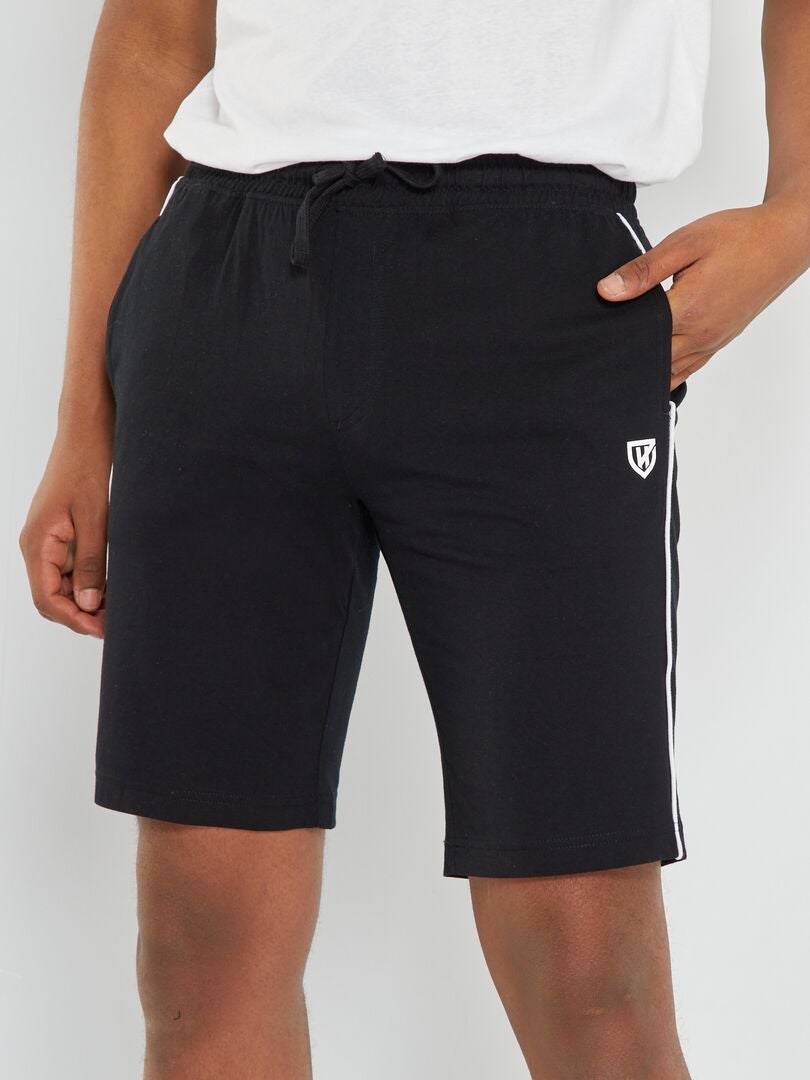 Short de sport - Lot de 2 Gris/noir - Kiabi