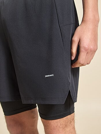 Short de sport 2 en 1 - (ekstract)