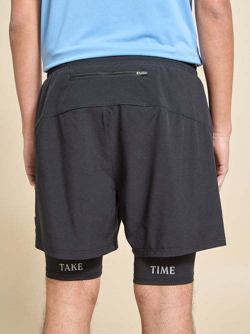 Short de sport 2 en 1 - (ekstract) - Kiabi