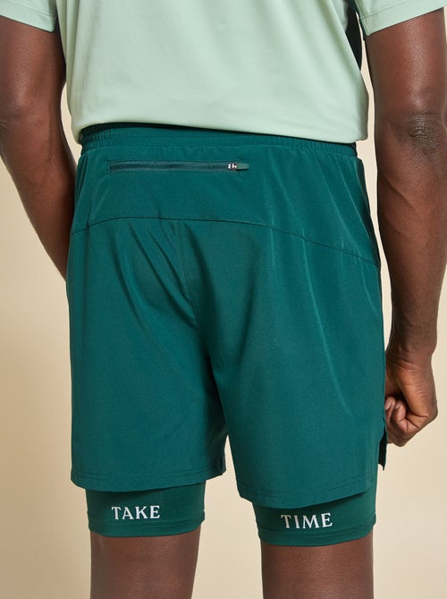 Short de sport 2 en 1 - (ekstract) - Kiabi