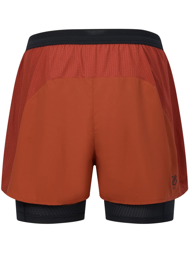Short de sport à taille élastiquée movement - dare 2b Rouge brique - Kiabi