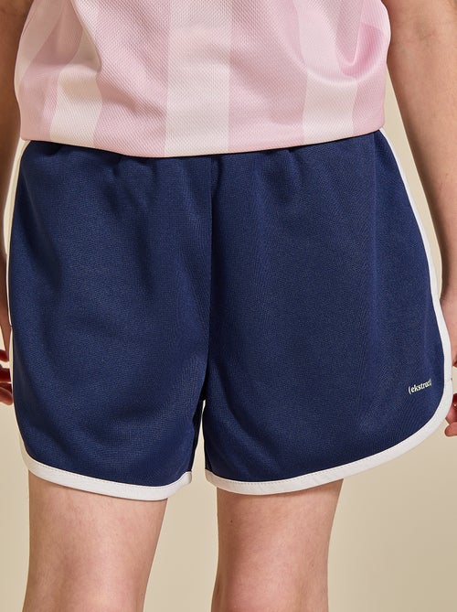 Short de sport avec bandes contrastées - (ekstract) - Kiabi Short de sport avec bandes contrastées - (ekstract) - Kiabi